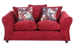HOME New Clara Regular Fabric Sofa - Red